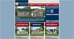 Desktop Screenshot of crestlinecustombuilders.com